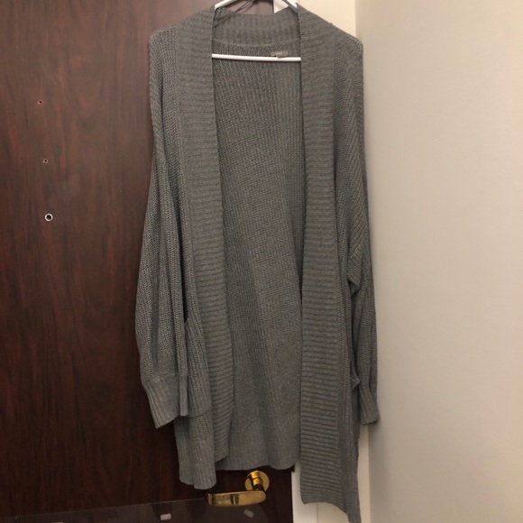 big slouchy cardigan